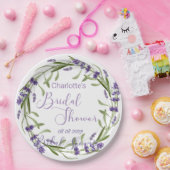 Paarse lavender Flowers Papieren Bordje (Feest)