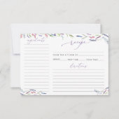 Paarse lavender Flowers Vrijgezellenfeest Recipe K (Voorkant)