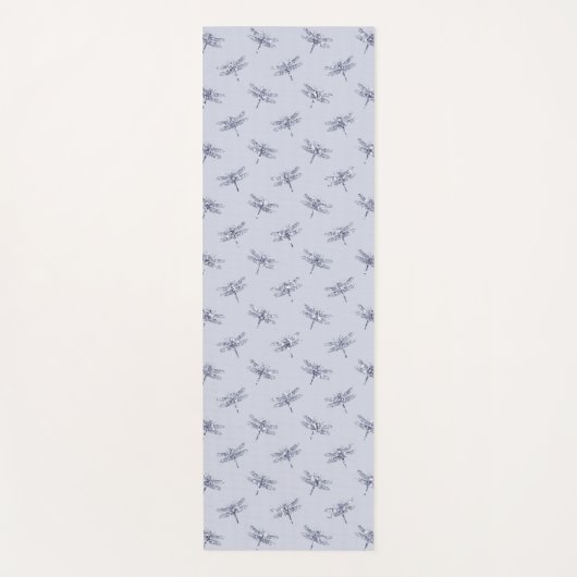 Paarse lavender Glitter Dragonflies        Yogamat (Voorkant)