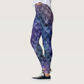 Paarse lavender Mermaid Leggings (Links)