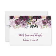 Paarse lavender Pink White Floral Wedding