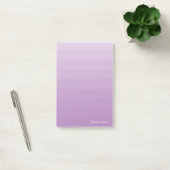 Paarse Lavender Shades Youthful Text Name Post-it® Notes (Kantoor)