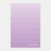 Paarse Lavender Shades Youthful Text Name Post-it® Notes (Voorkant)