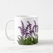 Paarse lavender Spring Flowers Coffee Mok (Links)