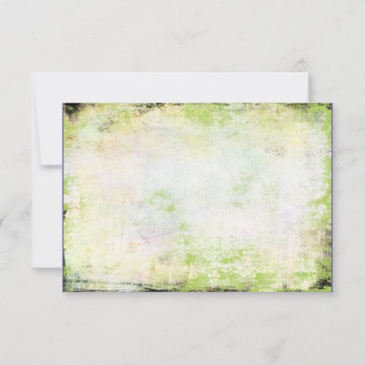 Paarse lavender Sweet Peas RSVP (Achterkant)