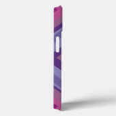 paarse lavender velden diamantpatroon kunst Case-Mate iPhone case (Achterkant / Rechts)