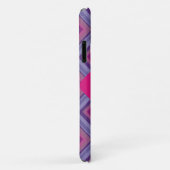 paarse lavender velden diamantpatroon kunst Case-Mate iPhone case (Achterkant/rechts)