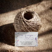 Paarse lavender Vrijgezellenfeest Ontvang Enclo Informatiekaartje