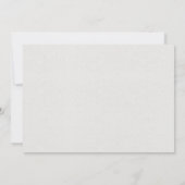 Paarse lavender Waterverf Flowers Weddenschap Uitn Kaart (Achterkant)