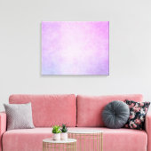 Paarse lavender Waterverf Parccacaoachtergrond Canvas Afdruk (Insitu (Woonkamer))