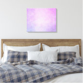 Paarse lavender Waterverf Parccacaoachtergrond Canvas Afdruk (Insitu (Slaapkamer))