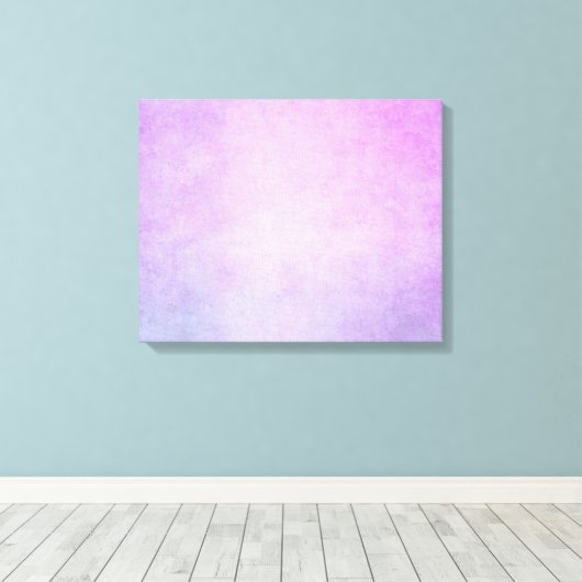Paarse lavender Waterverf Parccacaoachtergrond Canvas Afdruk (Insitu (Houten vloer))
