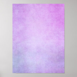 Paarse lavender Waterverf Parccacaoachtergrond Poster