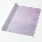 Paarse lavender Waterverf Persoonlijke achtergrond Cadeaupapier (Uitgerold)