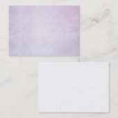Paarse lavender Waterverf Persoonlijke achtergrond Visitekaartje (Voorkant / Achterkant)