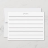 Paarse lavender White Waterverf Floral Recipe (Achterkant)