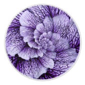 Paarse lavenderbloemkool ronde keramische trekknop keramische knop (Voorkant)