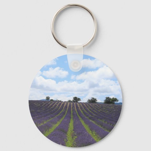 Paarse lavendervelden bij Sault Sleutelhanger (Voorkant)