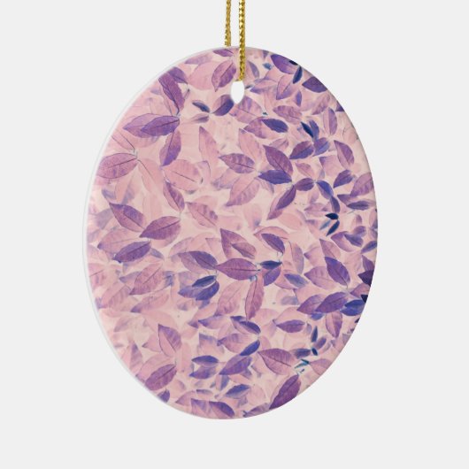 Paarse leaves keramisch ornament (Rechts)