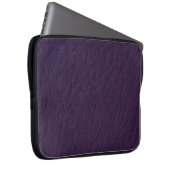 Paarse leder-Masculinaire rotshuid Laptop Sleeve (Voorkant Rechts)