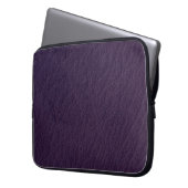 Paarse leder-Masculinaire rotshuid Laptop Sleeve (Voorkant Links)