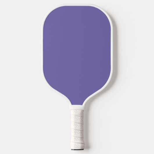 Paarse leder Monogram Pickleball Paddle (Voorkant)