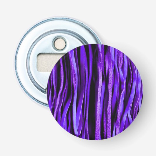 Paarse lederen voorste flesopening button flesopener (Voorkant)