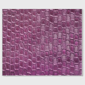 Paarse ledertextuur cadeaupapier (Vlak)