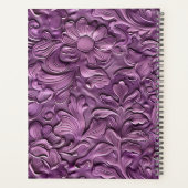  paarse leer met gereedschap planner (Achterkant)