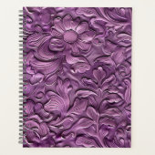  paarse leer met gereedschap planner (Voorkant)