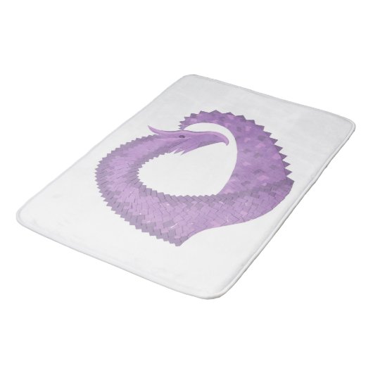 Paarse leeuwerik badmat (Gekanteld)