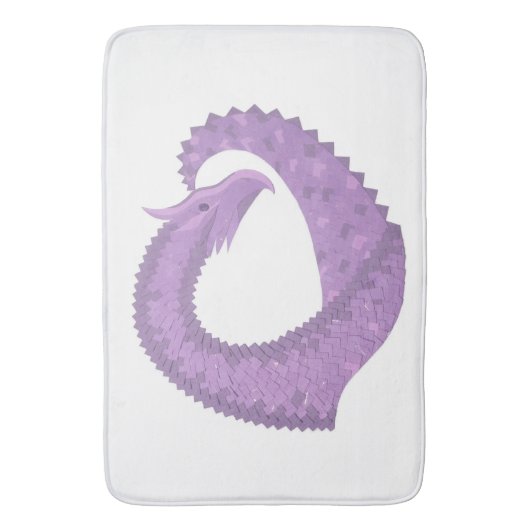 Paarse leeuwerik badmat (Voorkant Verticaal)