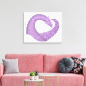 Paarse leeuwerik canvas afdruk (Insitu (Woonkamer))
