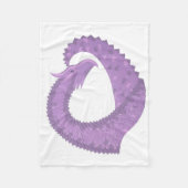 Paarse leeuwerik fleece deken (Voorkant)