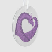 Paarse leeuwerik ornament (voorkant)