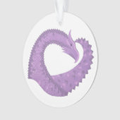 Paarse leeuwerik ornament (voorkant)