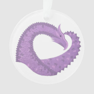 Paarse leeuwerik ornament