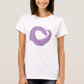 Paarse leeuwerik t-shirt (Voorkant)