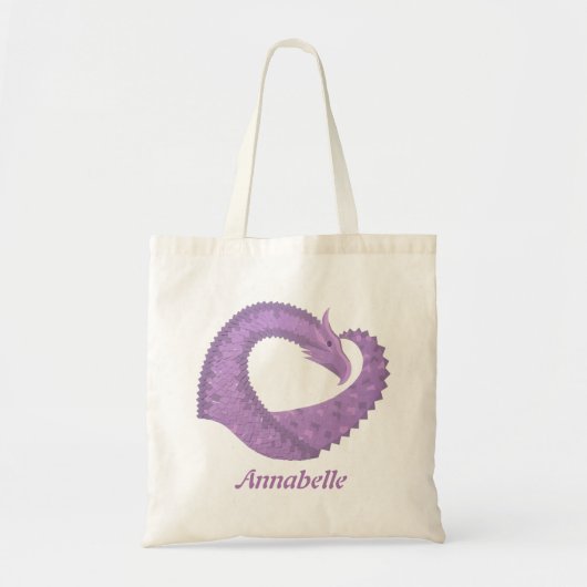 Paarse leeuwerik tote bag (Voorkant)
