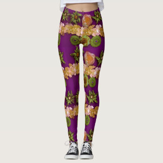 Paarse Leggings