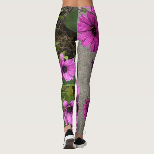 Paarse leggings (Achterkant)