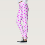 Paarse Leggings<br><div class="desc">Paarse Hearts - Leuke Liefde Leggings - Kies / voeg je favoriete legging kleuren toe!</div>