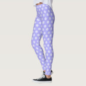 Paarse Leggings met poodot (Links)