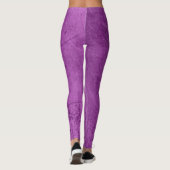 Paarse Leggings met Scratch als Uiterlijk (Achterkant)
