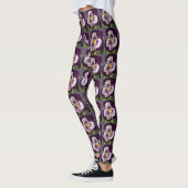 Paarse Leggings Pansy (Links)