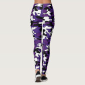 Paarse Leggings van Camo (Achterkant)