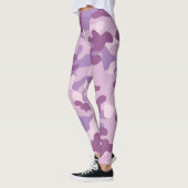 Paarse Leggings van Camouflage (Links)