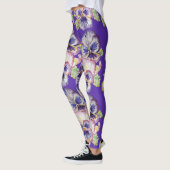 Paarse Leggings voor bloemen (Links)