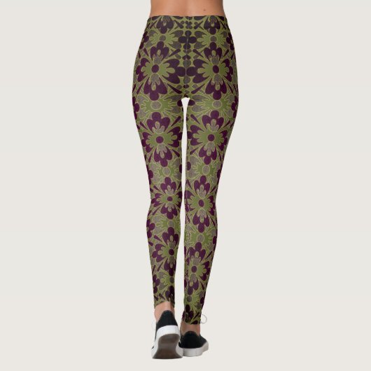 Paarse Leggings voor ventilatorvermogen (Achterkant)
