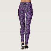 Paarse Leggings voor vrouwen (Achterkant)